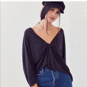 Urban Outfitters Silence + Noise twist in time top
